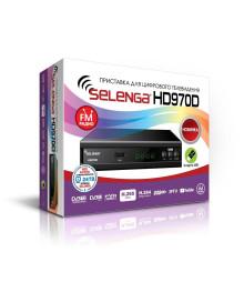 Цифровая TV приставка (DVB-T2) SELENGA HD970D (мет,диспл, кнопки, HEVC H.265, T2/C, AC3, WF, IPTV)Цифровая TV приставка оптом. Большой каталог Цифровых TV приставок оптом со склада в Новосибирске.