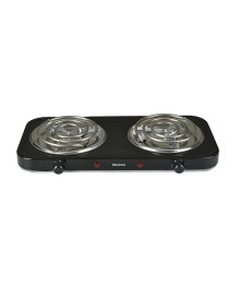 Электроплитка Blackton Bt HP206B Чёрный ( 2 конф., тэновая, плавная регулировка, 1+1кВт) 6шт/уп