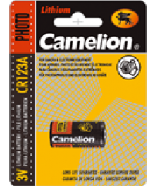 Бат CR- 123A      Camelion BL-1 3V  (10уп)