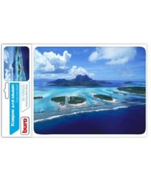 Коврик для мыши BURO BU-M10025 пластиковый Бора-Бора 230х180х2мм  (25шт/уп)оптом. Коврики для мышек оптом с доставкой по Дальнему Востоку. Большой каталог ковриков для мышек.