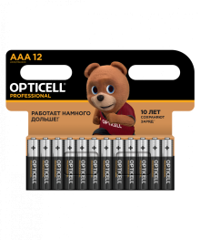 Бат LR3            Opticell BP-12 ( 12/144шт)