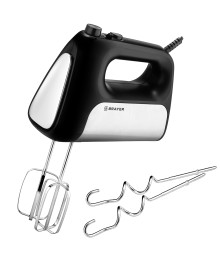 Миксер BRAYER 1303BR-BK, 500 Вт, корп.из нерж.стали, 5 режимов, 2 крюка, 2 венчика