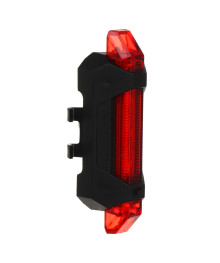Фонарь велосипедный задний BY SPORT, 4 режима, 5LED, USB 3.7V