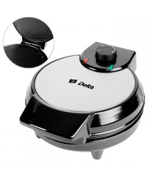 Вафельница DELTA DL-032 чёрная (4) 700 Вт, антипригар. покрыт. d20смеры оптом со склада в Новосибирске. Большой каталог тостеров оптом с доставкой по Дальнему Востоку.