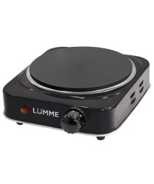 Электроплитка LUMME LU-3627 чёрный, 1 конф. 15,5см, чугун, 1200Вт