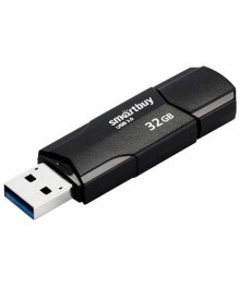 USB3.0 FlashDrives 32Gb Smart Buy  CLUE Black (SB32GBCLU-K)овокузнецк, Горно-Алтайск. Большой каталог флэш карт оптом по низкой цене со склада в Новосибирске.