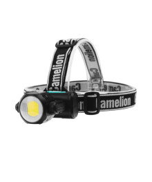 Фонарь  Camelion LED 53401 (налоб, аккум 3,7В, черн, COB+LED, 3,5 Вт, 4 реж, Type-C, бокс)