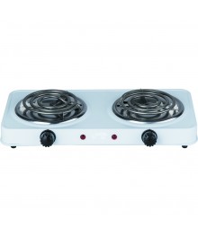 Электроплитка MAXTRONIC MAX-AT-002WS белая ( 2 конф., спираль, 132мм, 2*1 кВт) 6шт/упплитки оптом с доставкой в Новосибирске. Большой каталог лектропечек, духовок оптом по низкой цене.