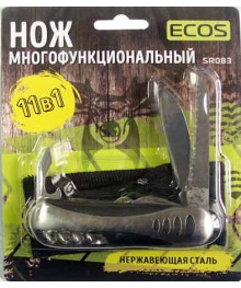 Многофункциональный нож SR083 12 в 1 металликМангал оптом со склада в Новосибирске. Большой каталог посуды для пикника оптом по низкой цене