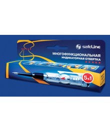 Отвертка индикаторная Safeline 5 в 1  (MS-18)Ручной инструмент оптом. Ручной инструмент оптом со склада в Новосибирске. Ручной инструмент оптом.