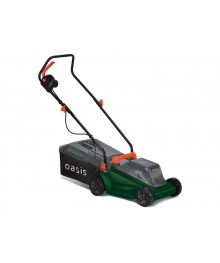 Газонокосилка OASIS GE-10 (1000 Вт, электрич двигатель, колесная, травосборник 30л)