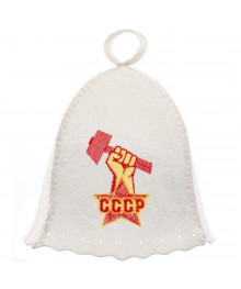 Шапка Банная линия "СССР" ЭкоТовары для бани оптом. Банные принадлежности оптом с доставкой по РФ