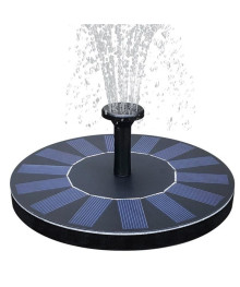 Фонтан на солнечной батарее INBLOOM d16cм 7V/1.4W, DC 7V/150MA, 160л/час, пластик