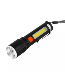 Фонарь NICEDEVICE ND-4007 ручной (1000 люмен, P50 + COB, 3 режима, аллюм+ пластик, акк 1*18650)