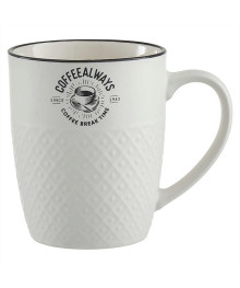 Кружка  керам 380мл Ф18-028L "Coffee always" (48)