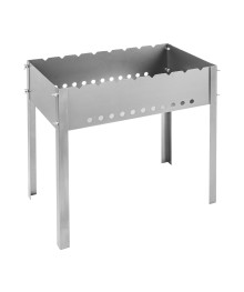 Мангал разборный в коробке GRILLBOOM, 500х500х300 мм, толщина стали 1,0мм