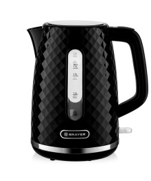 Чайник BRAYER 6104BR-BK, 2200 Вт, 1,7 л, платик.корп, STRIX, автоотключ