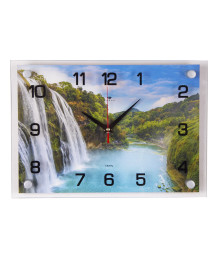 Часы настенные СН 2535 - 035 Водопад прямоугольн (35x25) (10)астенные часы оптом с доставкой по Дальнему Востоку. Настенные часы оптом со склада в Новосибирске.