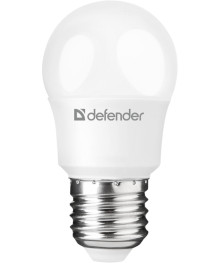 Эл. лампа светодиодная Defender LED-P45 -10W/830/E27 (шар, теплый белый)уп.1шт