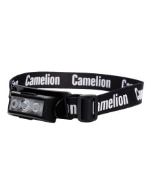 Фонарь  Camelion LED 53403 (налоб. аккум 3,7В, черн, XPE+2SMD+красн+син, 2 Вт, 6 реж, Type-C,блист