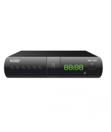 Цифровая TV приставка (DVB-T2) HD ЭФИР HD-225 дисплей, Dolby Digital, металЦифровая TV приставка оптом. Большой каталог Цифровых TV приставок оптом со склада в Новосибирске.