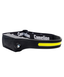 Фонарь  Camelion LED 5383 (налобн, черн, лента  каучук. COB+LED, 4 реж, 3XAAA, пласт, рез, сэндвичари Camelion оптом. Большой каталог фонарей Camelion оптом по низкой цене со склада в Новосибирске.