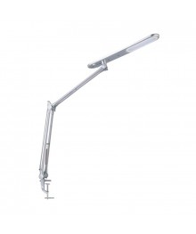 Светильник настол.Camelion KD-785 Серебро LED (230V 5W,4000К,на струбцине)том со склада в Новосибирске. Большой каталог настольных светильниковCamelion оптом по низкой цене.