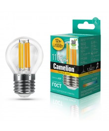 Эл. лампа светодиодная Camelion LED-G45- 12W-FL-/830/E27(Шар 12Вт 220В, аналог Вт) уп.1/10/100нецк, Ленинск-Кузнецк, Барнаул, Горно-Алтайск, Бийск и др. Большой каталог светодиодных ламп оптом.