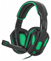 гарнитура Defender Warhead G-275 зелен+черн., игровые 1.8м кабель