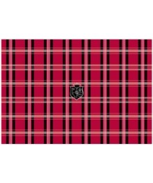 Наклейка на ноутбук 13"-17"G-Cube GSP-19R, "шотландка",  красный, рисунок "Mad For Plaid"