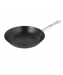 LARA LR01-82 Black Сковорода (черн) кованый чугун 28х5 см, ручка сталь, антипригар покр., индукция доставкой - Новосибирск, Новокузнецк, Горно-Алтайск. Низкие цены, большой ассортимент посуды оптом