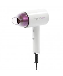 Фен MARTA MT-1263 белая фуксия (1800W, ТУРМАЛИН ИОН, 3 реж) 24/уп