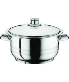 Arian Gastro Кастрюля  1,75л (16х10см) с крышкой из нержавеющей стали 4TTCLK0216021 (Турция) доставкой - Новосибирск, Новокузнецк, Горно-Алтайск. Низкие цены, большой ассортимент посуды оптом