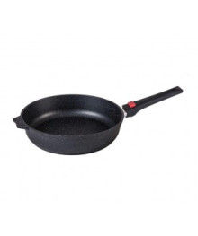 Мечта Сковорода литая  22см АП Гранит Black Induction Pro индукционн не съём ручка арт 22802И (10)