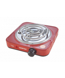 Электроплитка Centek CT-1508 Red (1конфорка ТЭН 140мм, 1000Вт, индикатор работы)плитки оптом с доставкой в Новосибирске. Большой каталог лектропечек, духовок оптом по низкой цене.