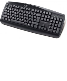 Клавиатура Genius KB-110 (PS/2), black, color box
