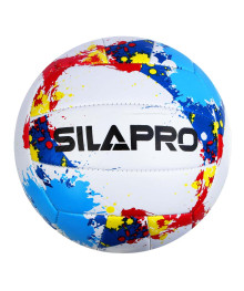Мяч волейбольный SILAPRO 22см, 5 р-р, 2сл, PVC2.7мм, 260г (+-10%). 067-009