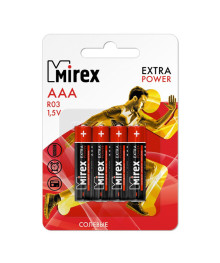 Бат R3 Mirex 1,5V BL-4 (48/960)