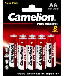 Бат LR6            Camelion Plus BP-5+3  (48шт) уп.48/576