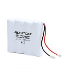 акк Robiton DECT-T393 4,8B 1500мАч Ni-MH (аналог T393) размер 4*R6)ля радиотелефонов оптом со склада в Новосибирске. Большой каталог аккумуляторов для радиотелефонов.