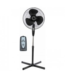 Вентилятор Energy EN-1625 ELEGANCE с пультом 16"  черный 1шт/коробка ПОВРЕЖДЕНА УПАКОВКА