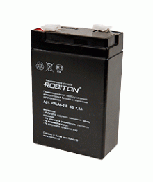 акк  Robiton VRLA6-2.8 (аккум-р,6В 2,8Ah) кислотныйой цене со склада в Новосибриске, доставка по гг. Барнаул, Горно-Алтайск, Бийск, Томск, Кемерово, Н
