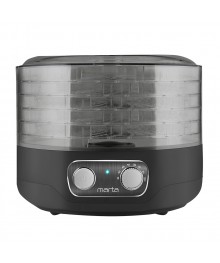 Сушилка для овощей и фруктов MARTA MFD-205PS чёрн (300W, 5 поддонов)