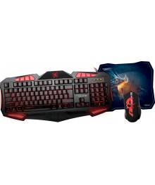 Комплект Qumo Axe Strike клавиатура+мышь+коврик, игровые проводные клавиатура мышь ковриком с доставкой по Дальнему Востоку. Качетсвенные клавиатуры оптом - большой каталог, выгодная цена.