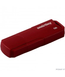 USB2.0 FlashDrives 8Gb SmartBuy CLUE Burgundy (SB8GBCLU-BG)