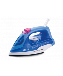 Утюг Centek CT-2348 BLUE синий (1800Вт, Керамическ.подошва, паровой удар, самоочистка, 200мл)гов оптом с доставкой по Дальнему Востоку. Продажа гладильных досок оптом со склада в Новосибирске.
