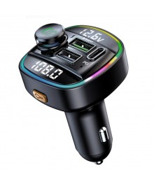 Авто  FM модулятор МР3 TDS TS-CAF20 RGB (вольтметр, Bluetooth)ансмиттер оптом с доставкой по Дальнему Востоку. Болшой каталог тарнсмиттеров оптом по низкой цене!