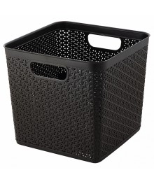 Корзина для хранения KL130410011 Keeplex Rattan 21л квадратная 29,5х29,5х27,5см темный каштан (6)