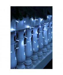 Эл.гирл.  уличная BY бахрома, 3x0.6х0.4м, 100LED,белый,пост.свеч.,ПВХ белый,коннект,IP65,220Вке. Доставка Барнаул, Кемерово, Томск, Новокузнецк, Горно-Алтайск, Междуреченск, Ленинск-Кузнецкий.