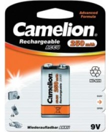 акк 6F22 (крона) Camelion 9V-250mAh Ni-Mh бл.1 (уп.12) гг Новосибирск, Барнаул, Горно-Алтайск, Бийск, Томск, Кемерово, Новокузнецк, Ленинск-Кузнецк и др: